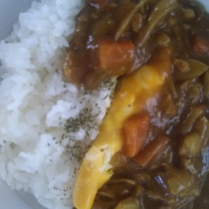 簡単！スクランブルエッグカレー⭐